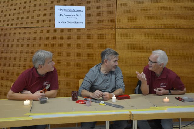 Adventkranzbinden 2022 – Bild 8