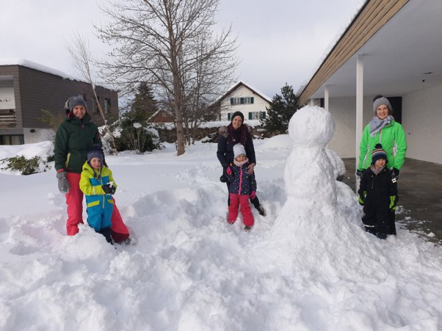 Schneemann bauen 2021 – Bild 2
