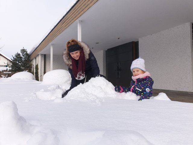 Schneemann bauen 2021 – Bild 1