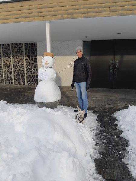 Schneemann bauen 2021 – Bild 4