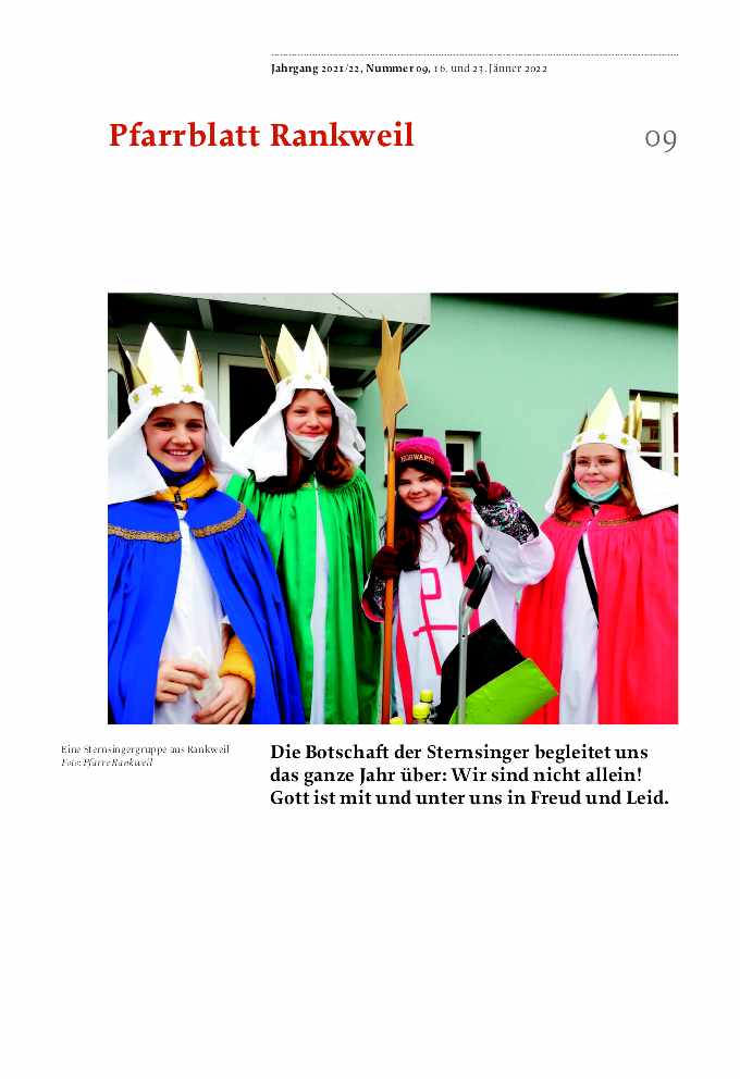 Titelseite Pfarrblatt Nr. 09