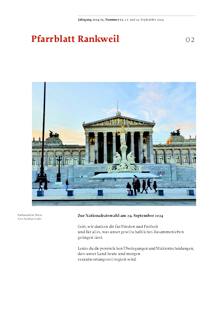 Titelseite Pfarrblatt Nr. 02