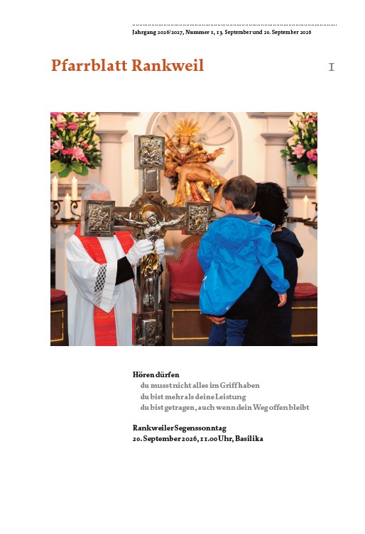 Titelseite Pfarrblatt Nr. 01